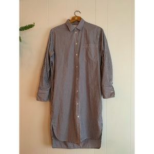 Everlane striped shirt dress